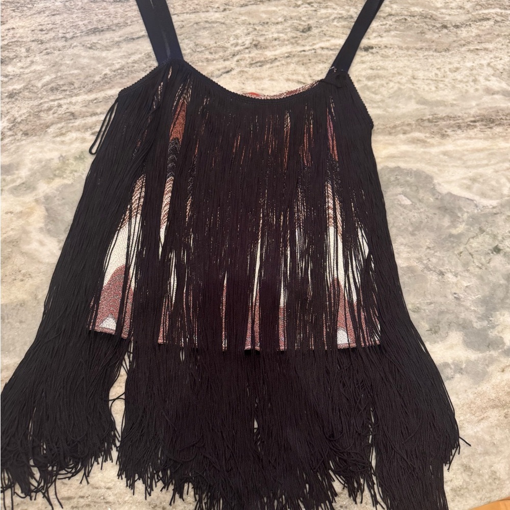 Missoni Black and Brown Knit Top